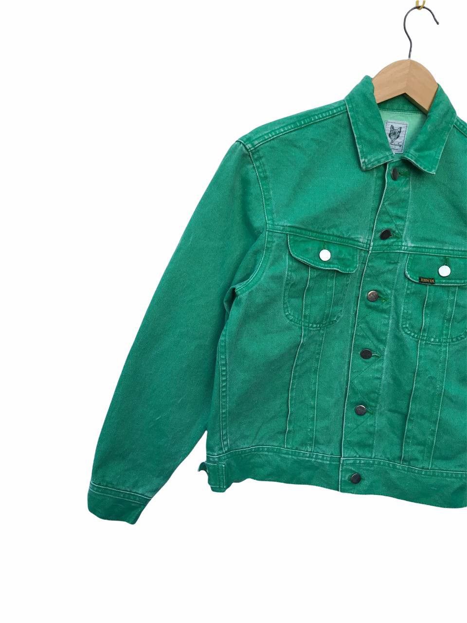 Edwin Rocky Mountain by Edwin Green Denim Jacket Size US S / EU 44-46 / 1 - 4 Thumbnail