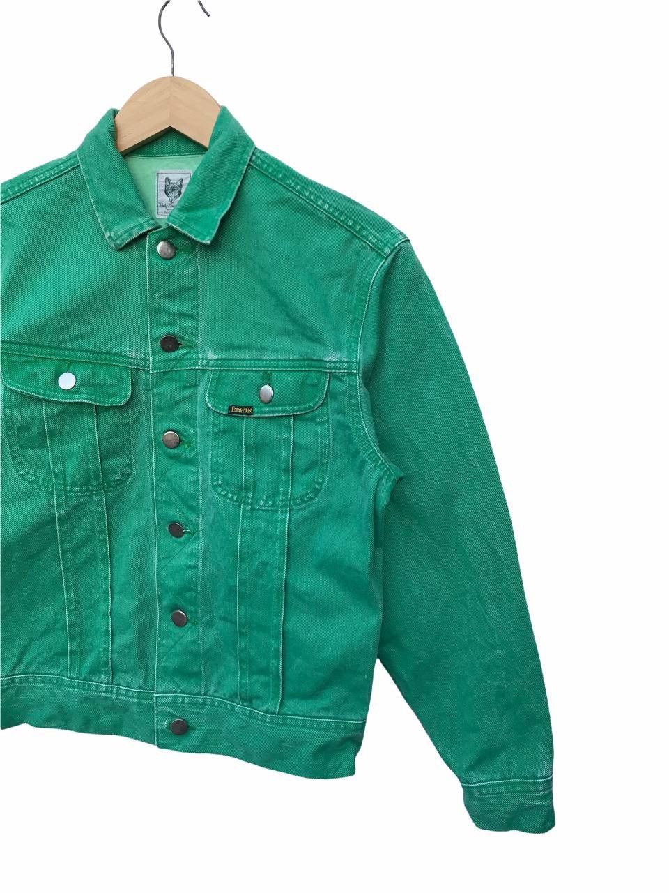Edwin Rocky Mountain by Edwin Green Denim Jacket Size US S / EU 44-46 / 1 - 5 Thumbnail