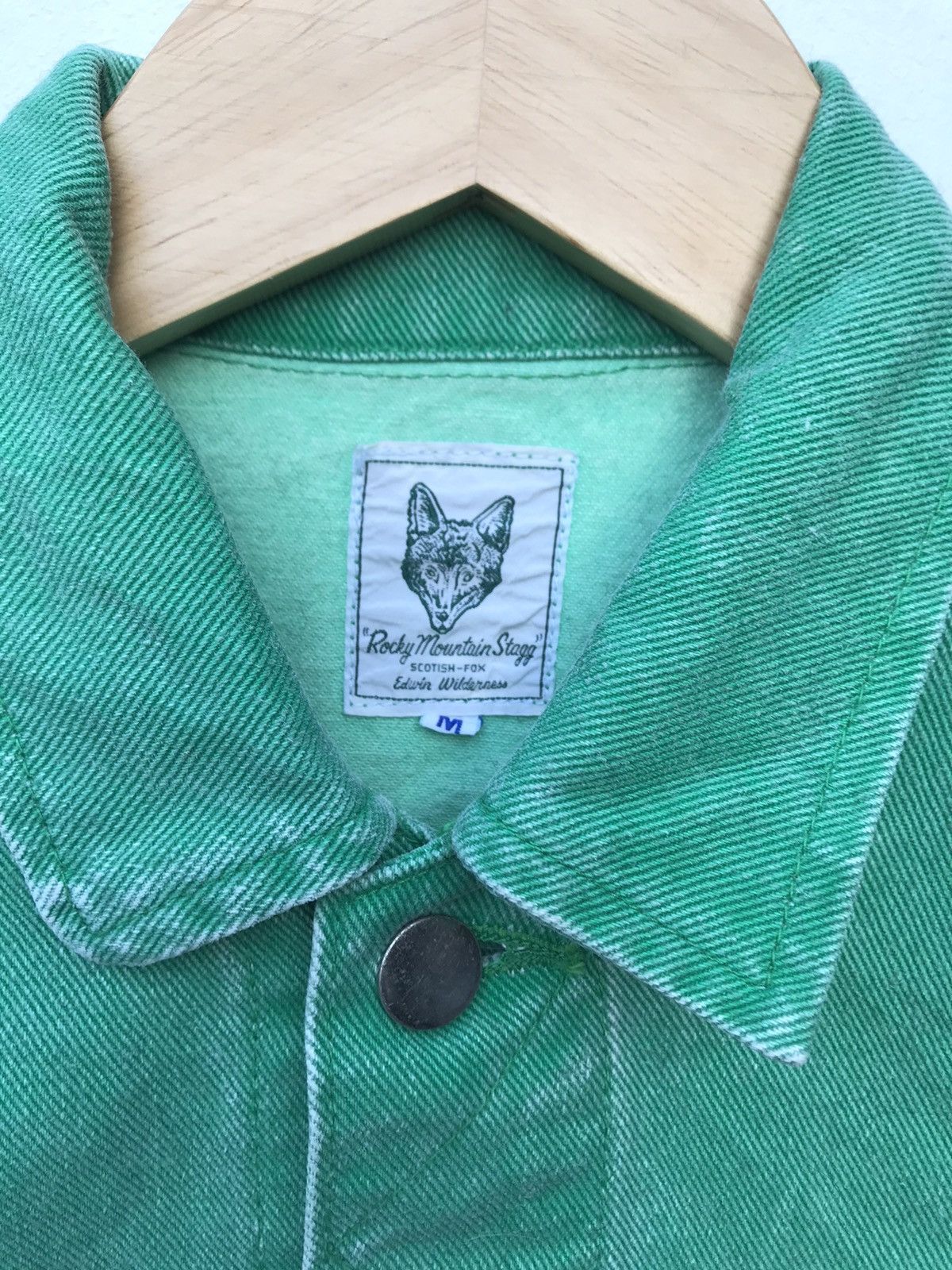 Edwin Rocky Mountain by Edwin Green Denim Jacket Size US S / EU 44-46 / 1 - 2 Thumbnail