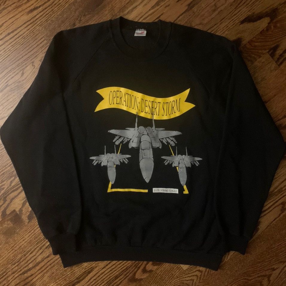 Other True Vintage US Air Force Desert Storm Military Sweatshirt Size US XL / EU 56 / 4 - 1 Thumbnail
