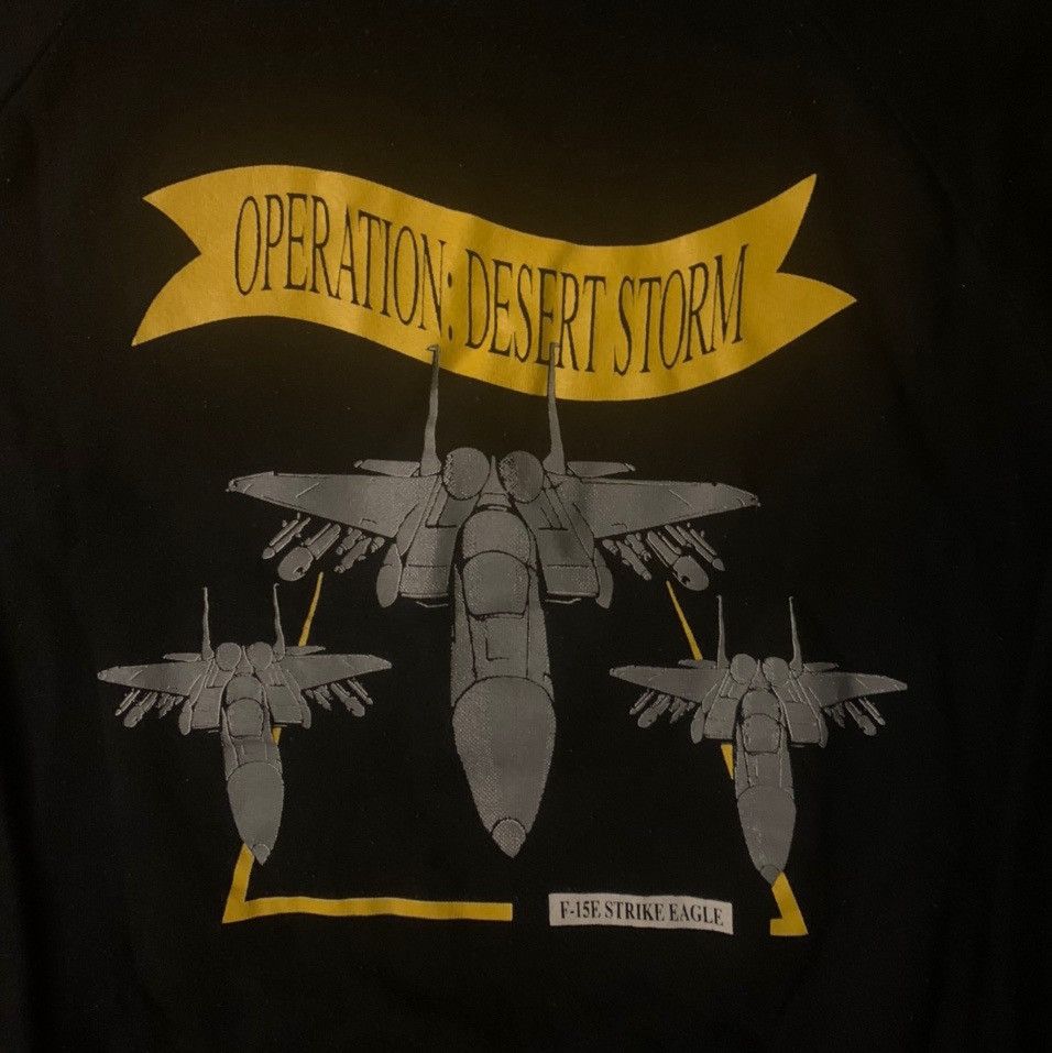 Other True Vintage US Air Force Desert Storm Military Sweatshirt Size US XL / EU 56 / 4 - 2 Thumbnail