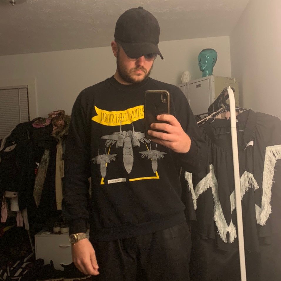Other True Vintage US Air Force Desert Storm Military Sweatshirt Size US XL / EU 56 / 4 - 3 Thumbnail