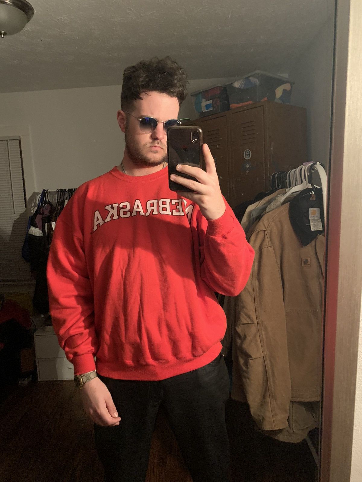Champion True Vintage Nebraska Sweatshirt Size US XL / EU 56 / 4 - 5 Thumbnail