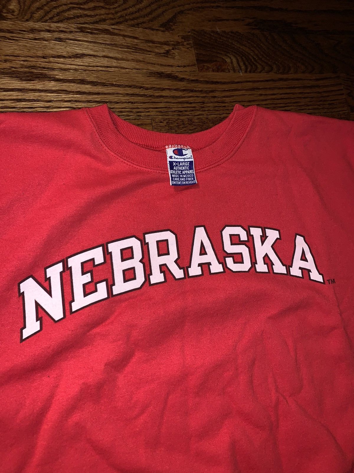 Champion True Vintage Nebraska Sweatshirt Size US XL / EU 56 / 4 - 3 Thumbnail