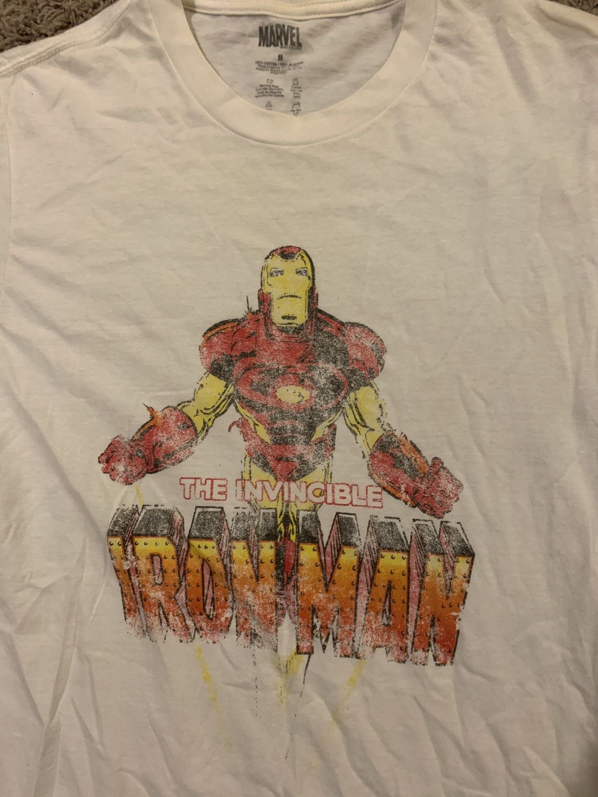 Marvel Comics Rare Vintage Marvel Comics Invincible Iron Man Tee Size US M / EU 48-50 / 2 - 2 Thumbnail