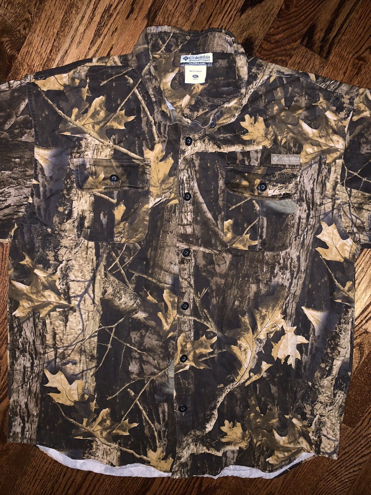 Columbia Rare Columbia Timber Wolf Camo Shirt Size US XL / EU 56 / 4 - 3 Thumbnail