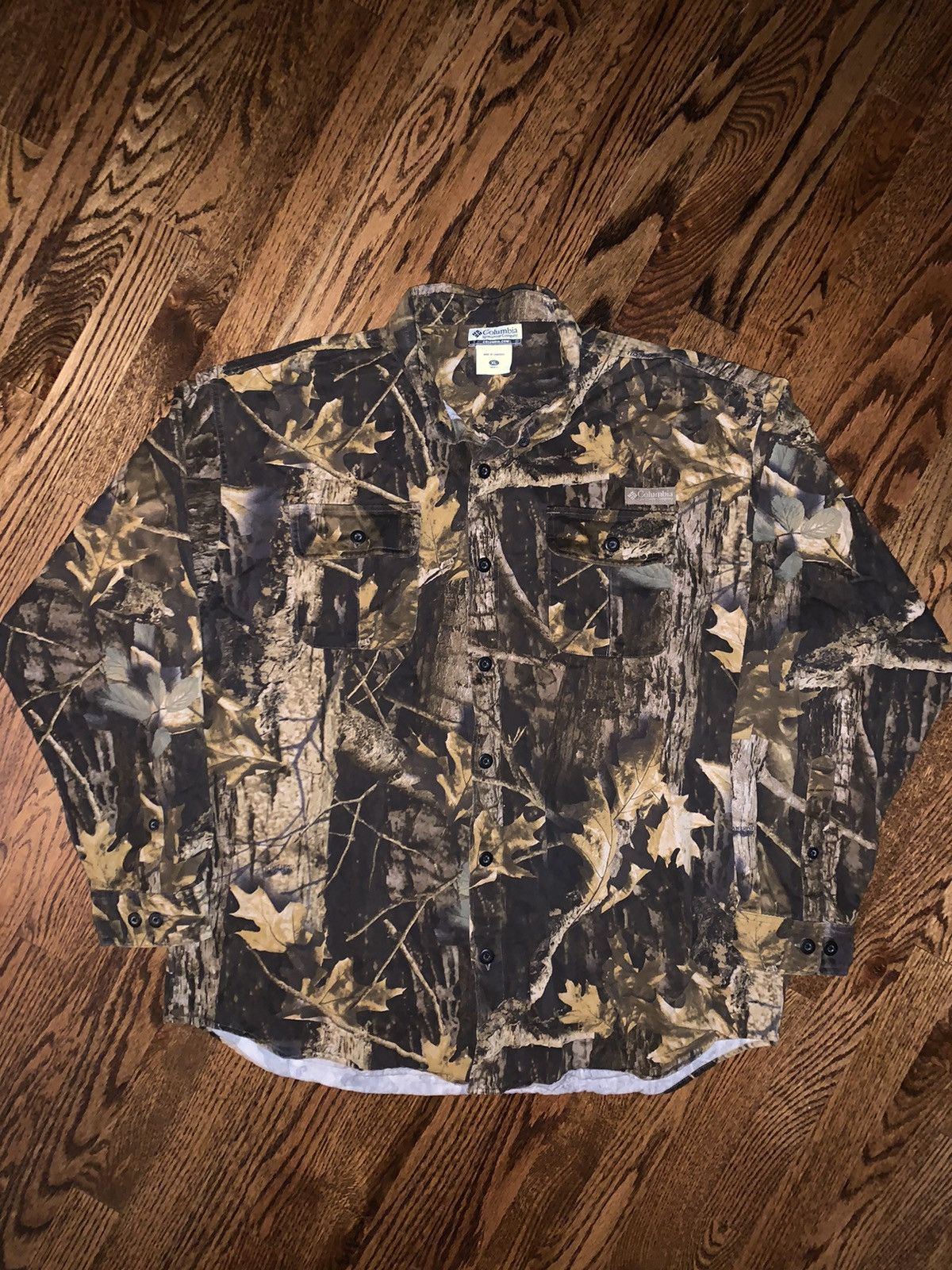 Columbia Rare Columbia Timber Wolf Camo Shirt Size US XL / EU 56 / 4 - 1 Thumbnail