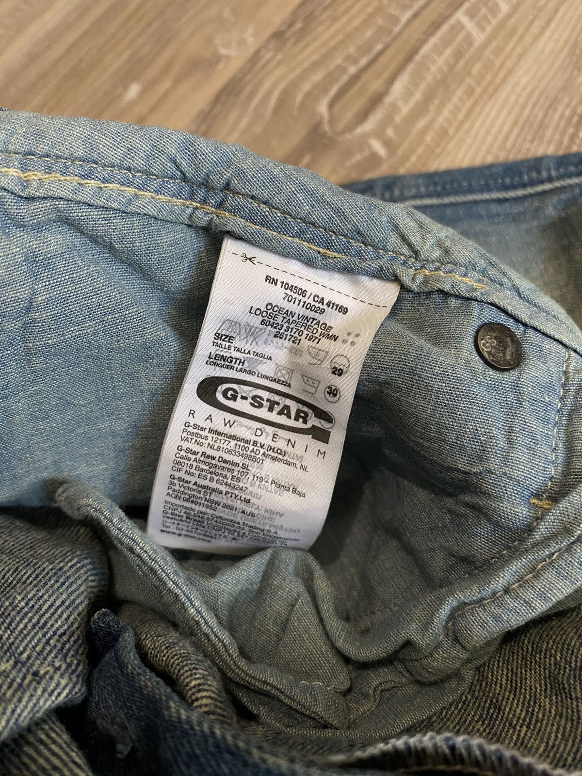 G-Star G Star denim ocean vintage Size US 29 - 11 Thumbnail
