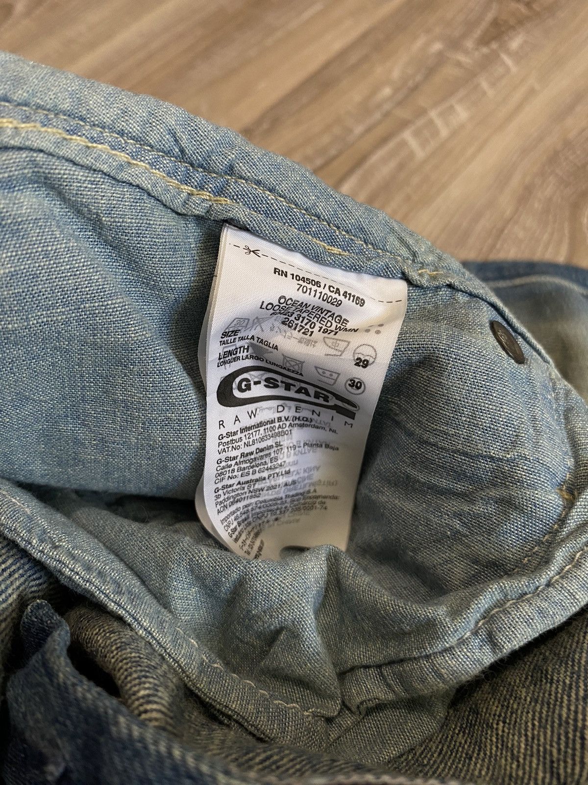 G-Star G Star denim ocean vintage Size US 29 - 10 Thumbnail