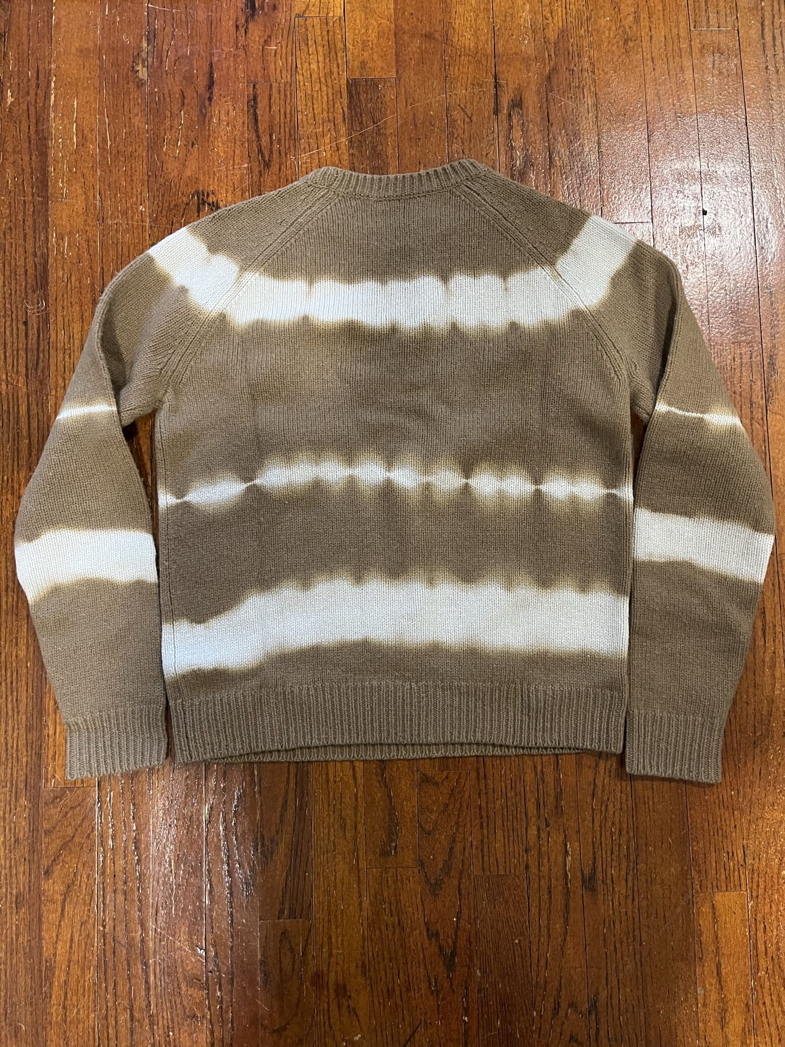 Dries Van Noten A/W 14 Tie Dye Wool Sweater in Brown Size US M / EU 48-50 / 2 - 2 Thumbnail