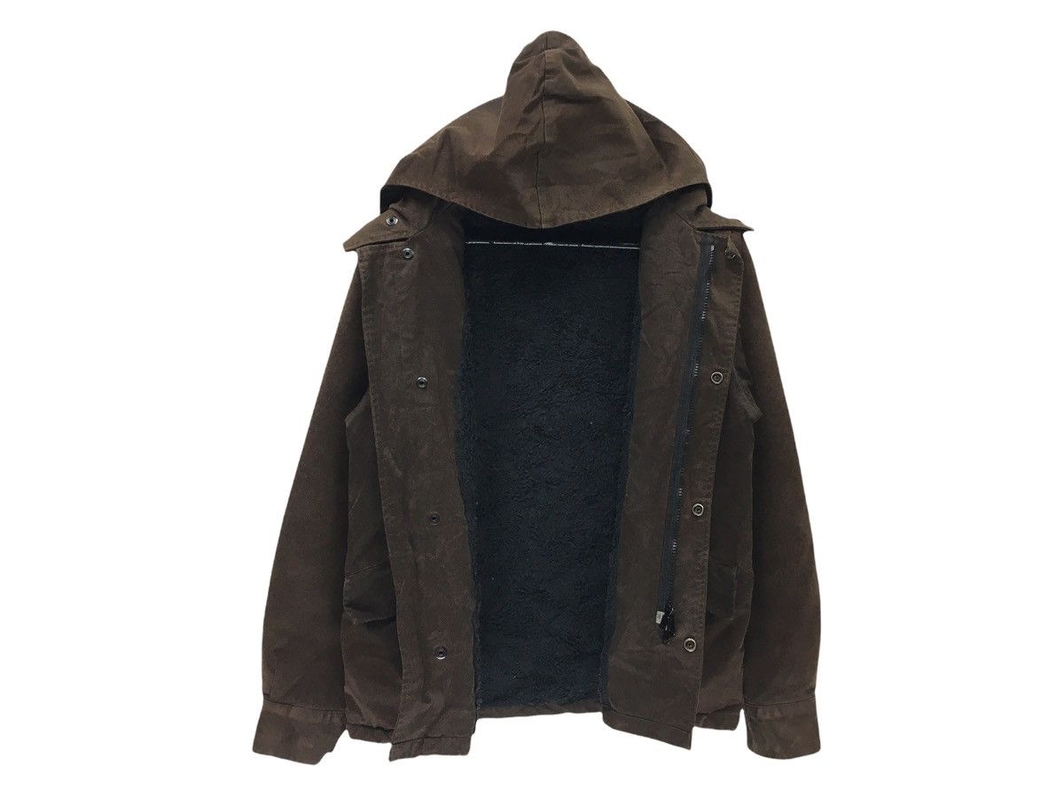 Vintage A.P.C Plain Brown Hoddie Jacket