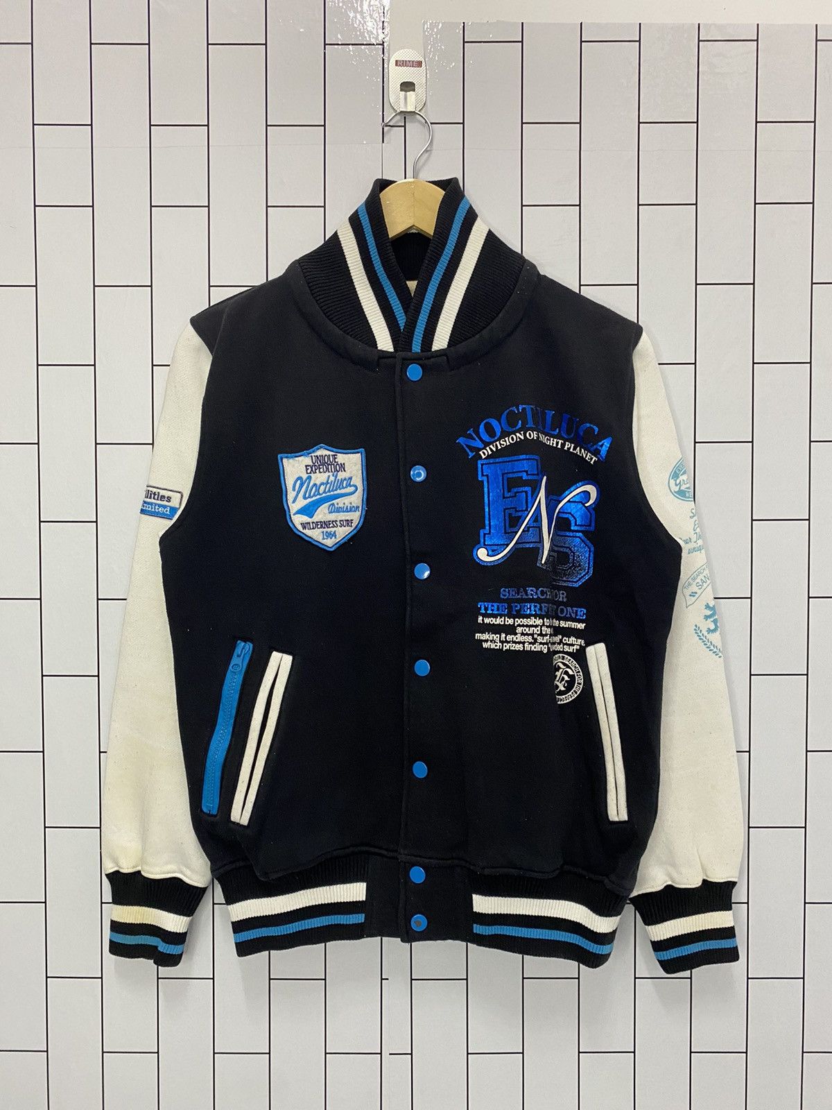 Vintage Surf Varsity Jacket Size US M / EU 48-50 / 2 - 2 Thumbnail