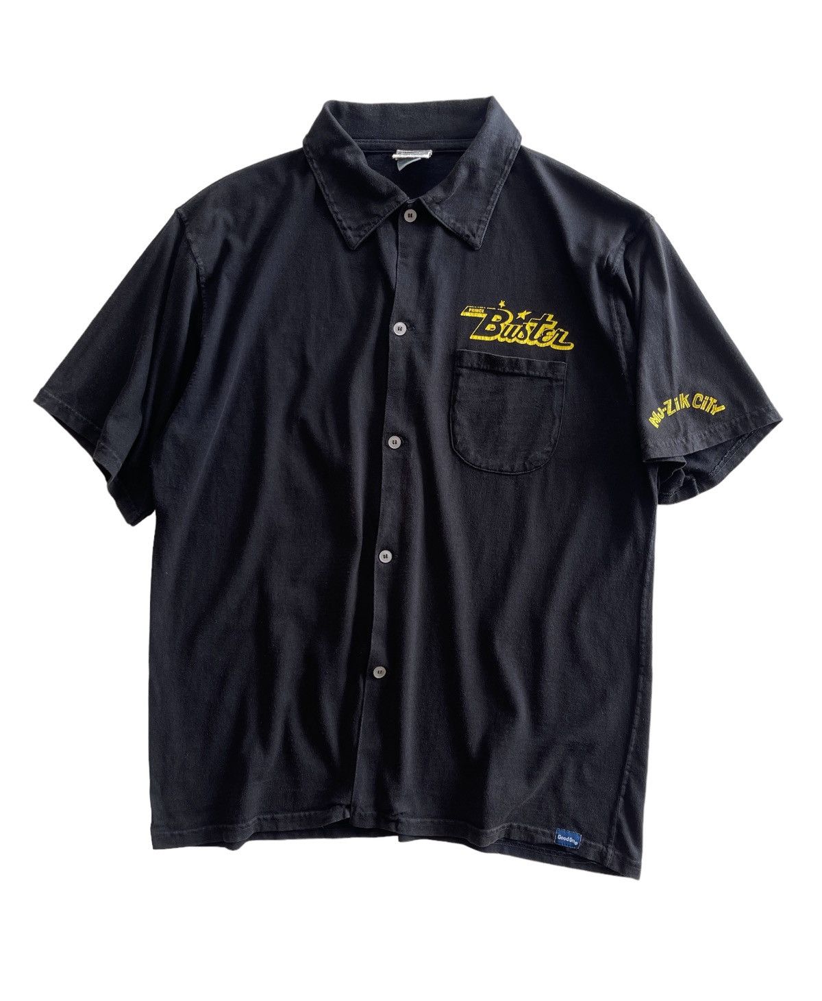 Vintage Prince Buster Jamaican Ska Singer Bowling Shirt