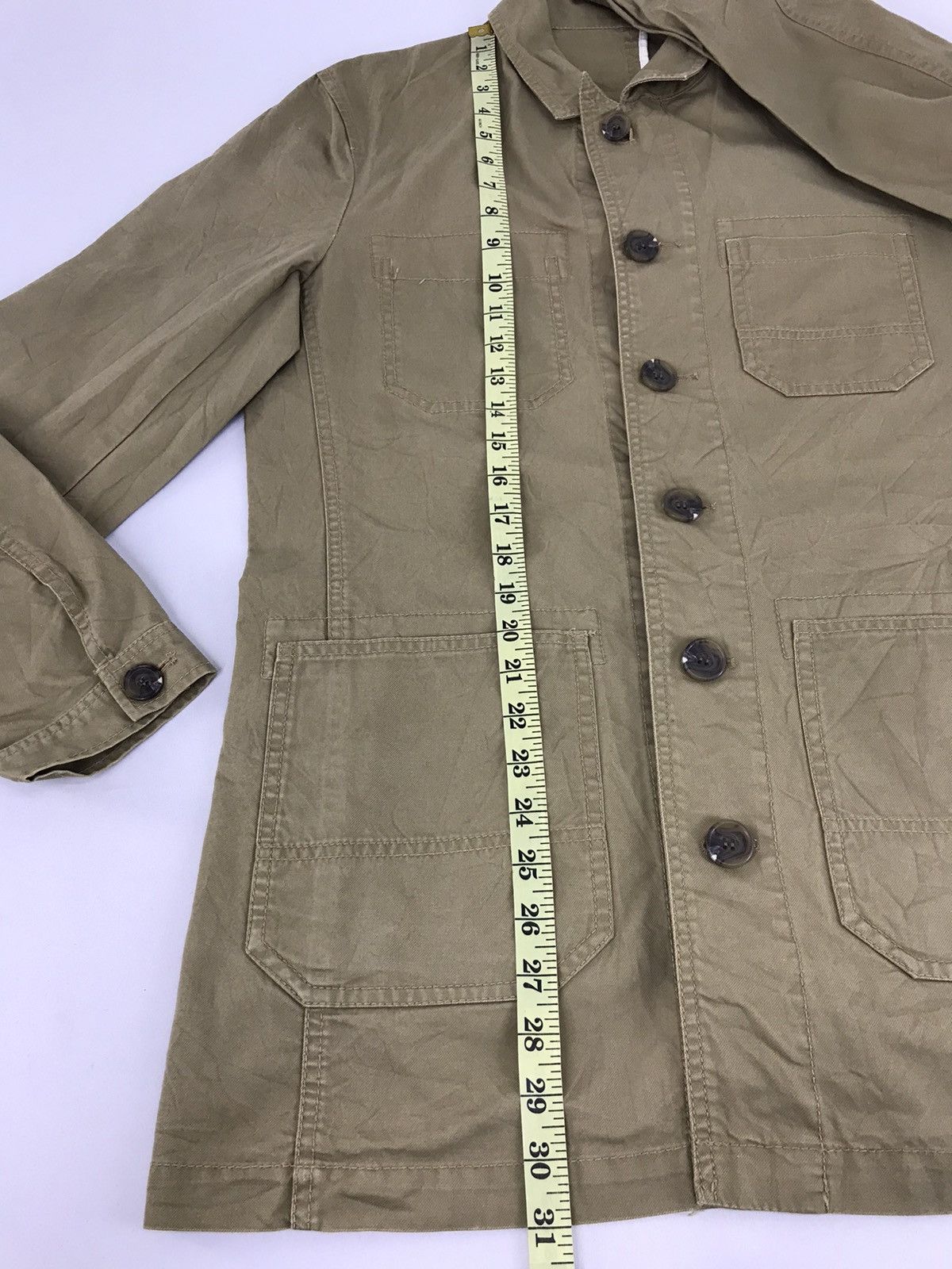 Japanese Brand × Takeo Kikuchi Takeo Kikuchi The Mixpiece Button Down Jacket Tactical Size US M / EU 48-50 / 2 - 9 Thumbnail