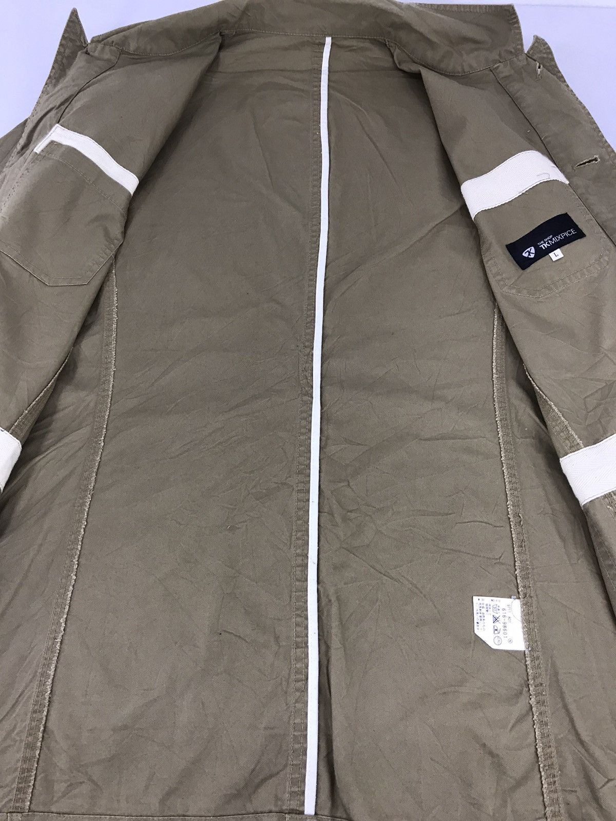 Japanese Brand × Takeo Kikuchi Takeo Kikuchi The Mixpiece Button Down Jacket Tactical Size US M / EU 48-50 / 2 - 3 Thumbnail