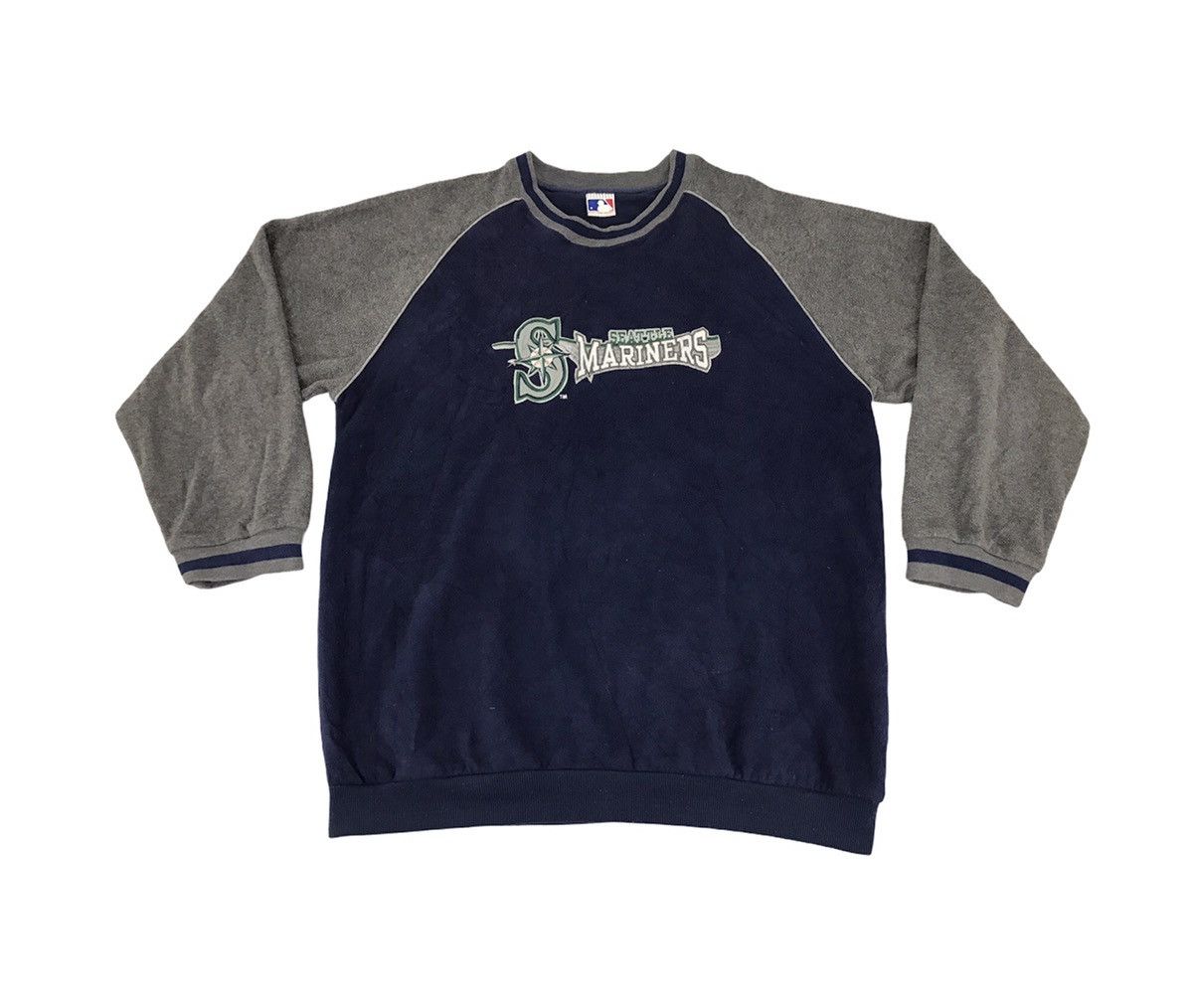 MLB × Vintage Vintage 90s MLB Seattle Mariners Sweatshirt Pull Over Size US L / EU 52-54 / 3 - 1 Thumbnail