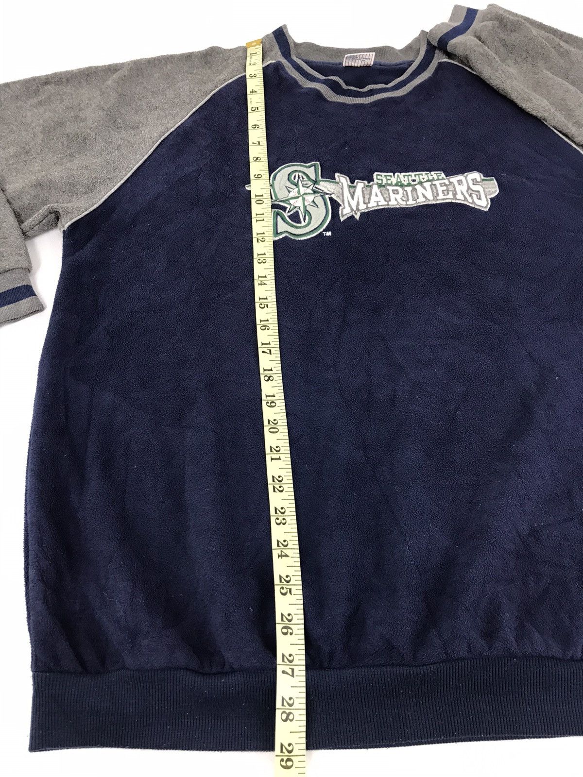 MLB × Vintage Vintage 90s MLB Seattle Mariners Sweatshirt Pull Over Size US L / EU 52-54 / 3 - 10 Thumbnail