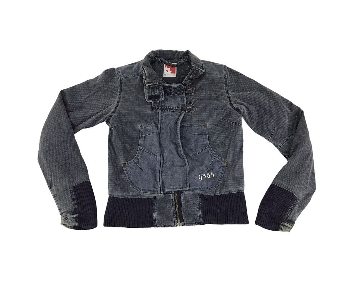 Japanese Brand Gsus Sindustries Tactical Moto Jacket Punk Rock Size S / US 4 / IT 40 - 1 Thumbnail