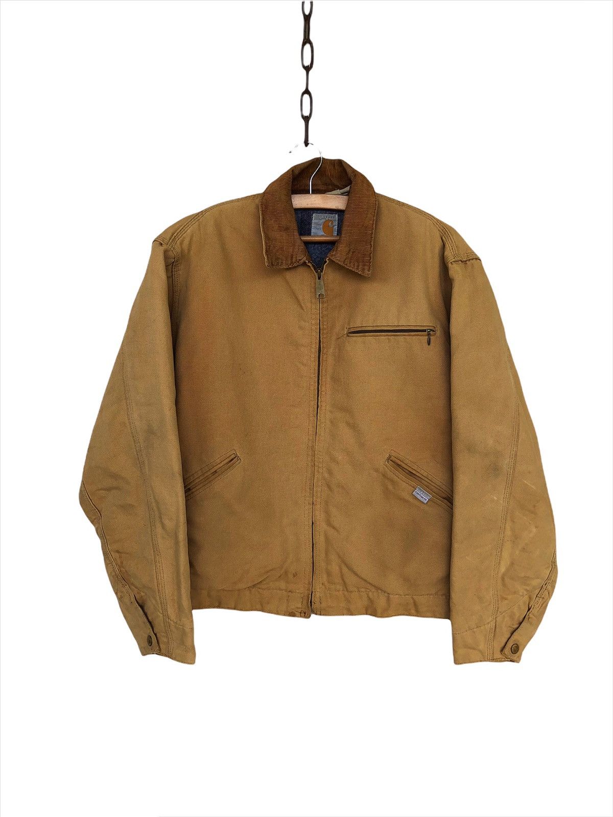 Carhartt SICK🔥Vtg Carhartt 100 Years Blanket Lined Detroit Jacket Size US M / EU 48-50 / 2 - 1 Thumbnail
