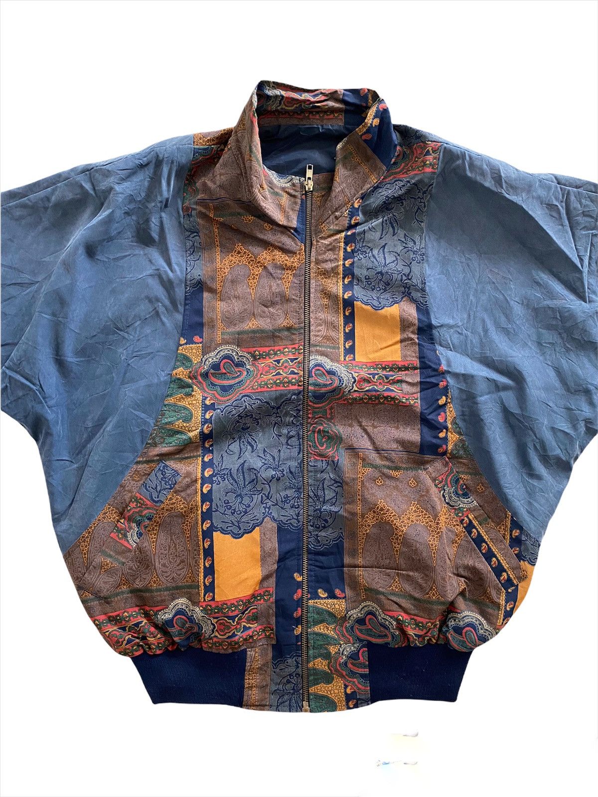 Japanese Brand × Vintage Vintage 80's Bomber Bandana pachwork Jacket style kapital Size US M / EU 48-50 / 2 - 8 Thumbnail