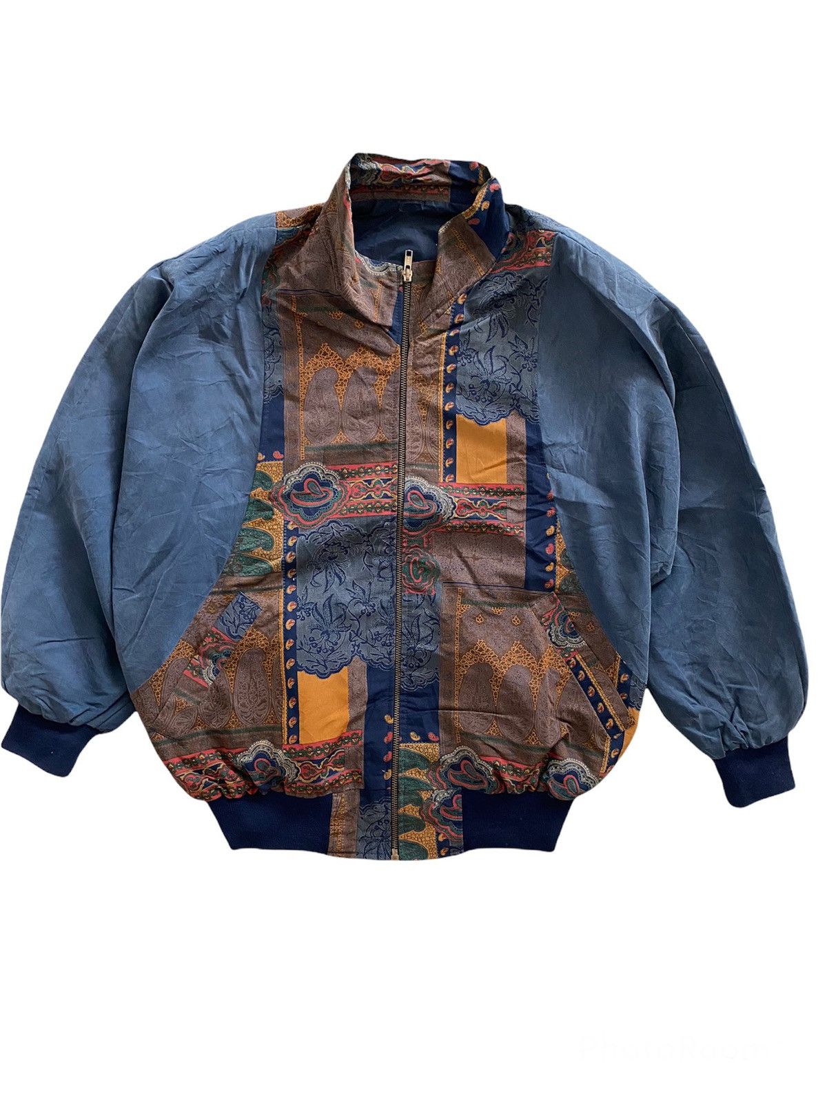 Japanese Brand × Vintage Vintage 80's Bomber Bandana pachwork Jacket style kapital Size US M / EU 48-50 / 2 - 1 Thumbnail