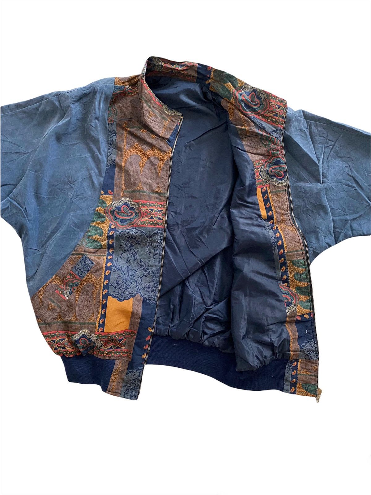 Japanese Brand × Vintage Vintage 80's Bomber Bandana pachwork Jacket style kapital Size US M / EU 48-50 / 2 - 6 Thumbnail