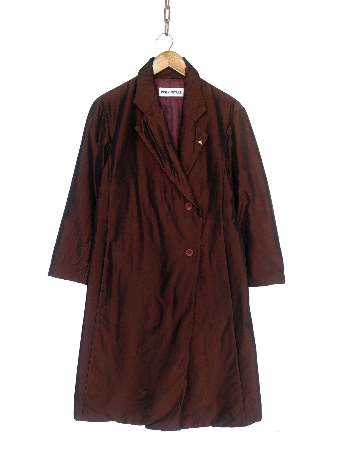 Issey Miyake FW13 Issey Miyake Double Breast Runway Long Coat Jacket Size US M / EU 48-50 / 2 - 1 Thumbnail