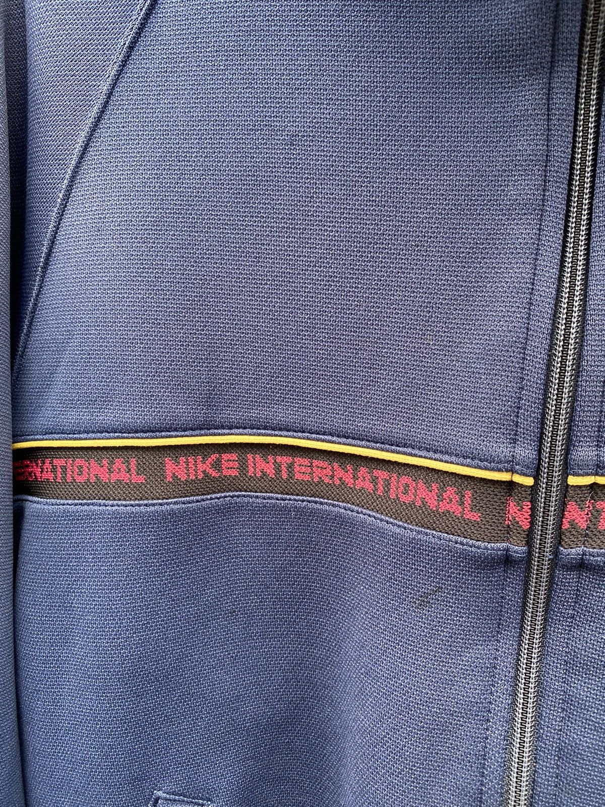 Nike × Vintage RARE💥1970s~1980s NIKE INTERNATIONAL Distressed Zipup Jacket Size US XL / EU 56 / 4 - 17 Thumbnail