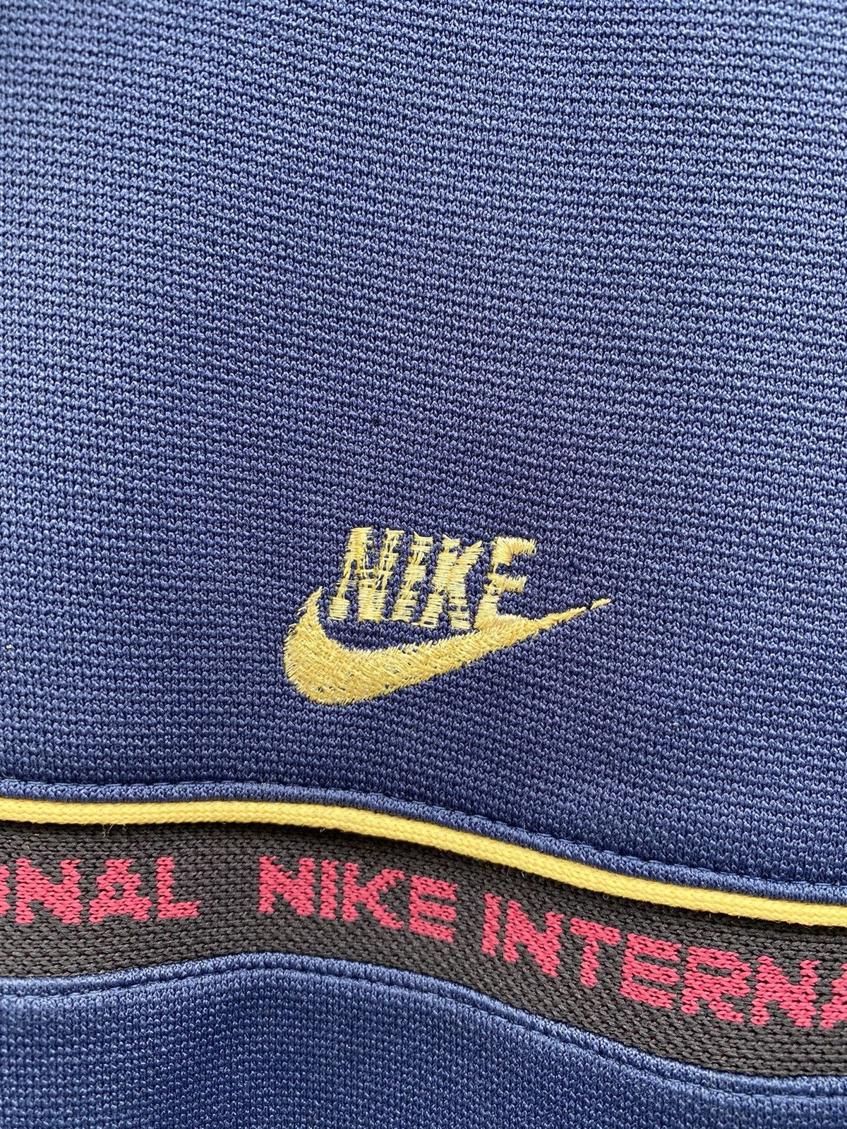 Nike × Vintage RARE💥1970s~1980s NIKE INTERNATIONAL Distressed Zipup Jacket Size US XL / EU 56 / 4 - 18 Thumbnail