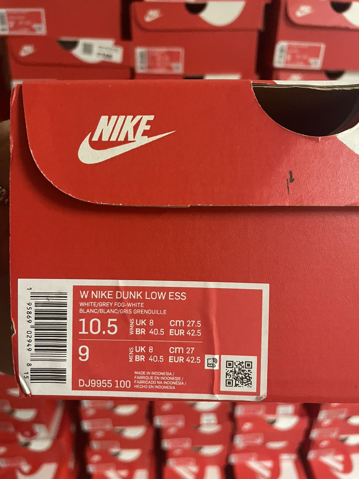 Nike Nike Dunk Low ESS W White Paisley 2022 Size US 9 / EU 42 - 13 Thumbnail