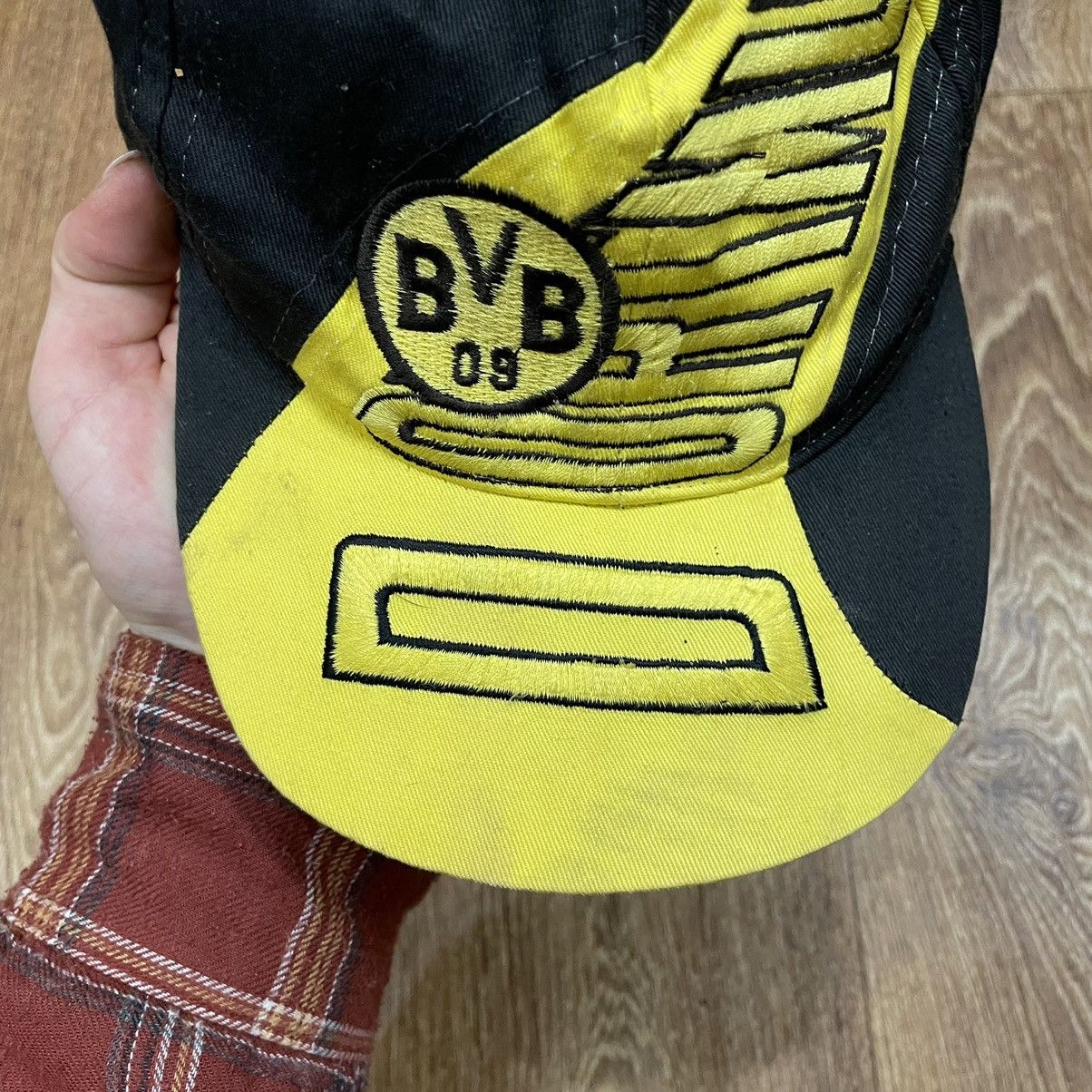 Vintage Vintage 90s BVB Borussia Dortmund Logo Snapback Cap Punk OS Size ONE SIZE - 4 Thumbnail
