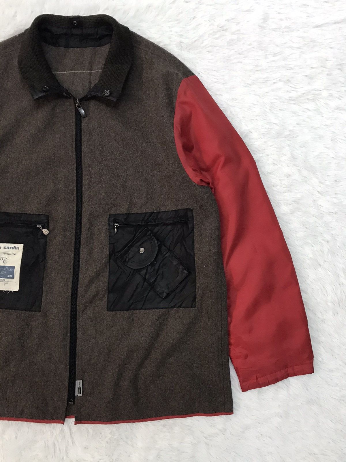 Pierre Cardin Vtg Pierre Cardin MYF Ahlers Group 2 Tone Jacket Size US XL / EU 56 / 4 - 4 Thumbnail