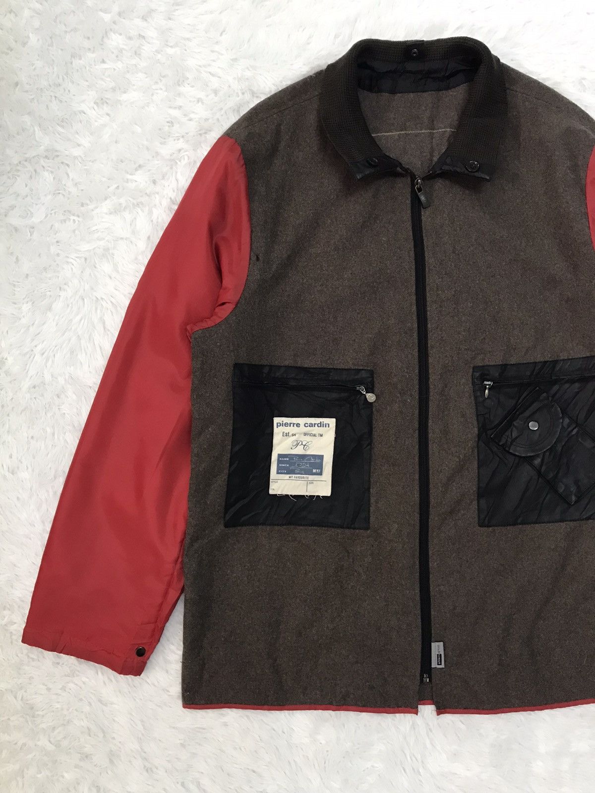Pierre Cardin Vtg Pierre Cardin MYF Ahlers Group 2 Tone Jacket Size US XL / EU 56 / 4 - 3 Thumbnail