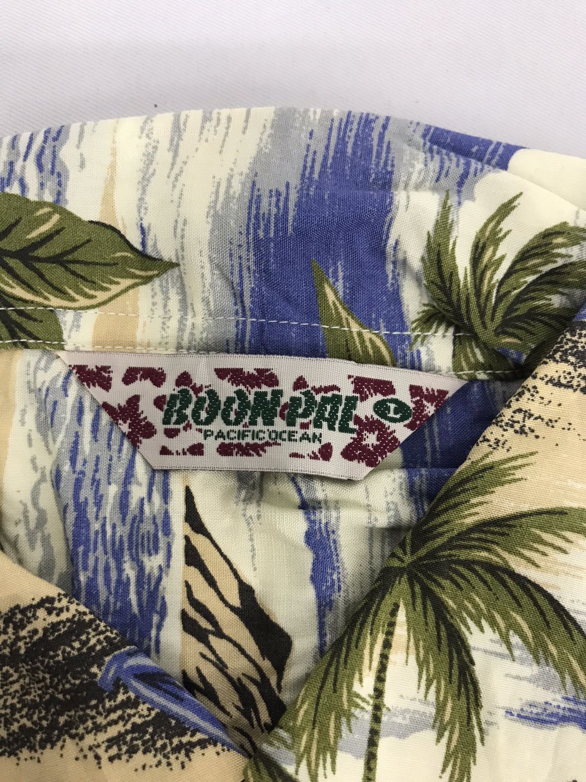 Vintage Vintage Hawaiian Boon Pal Ocean Pacific Coconut Palm Tree Size US L / EU 52-54 / 3 - 4 Thumbnail