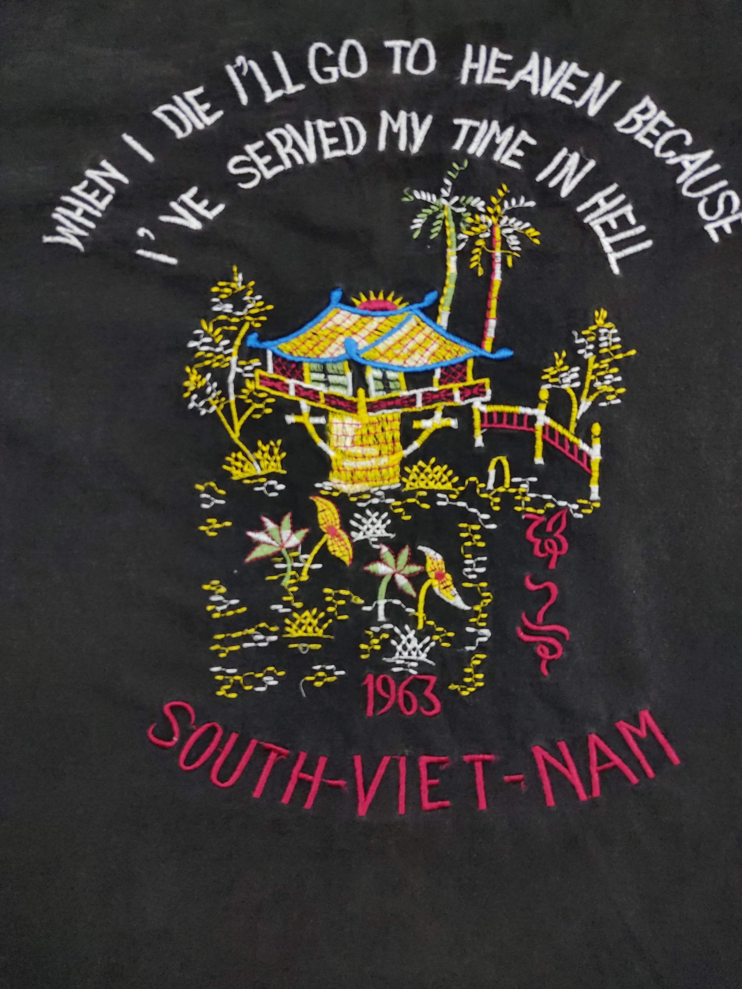 Japanese Brand South-Viet-Nam South Vietnam Embroidery Qoute Village Vtg Size US M / EU 48-50 / 2 - 2 Thumbnail