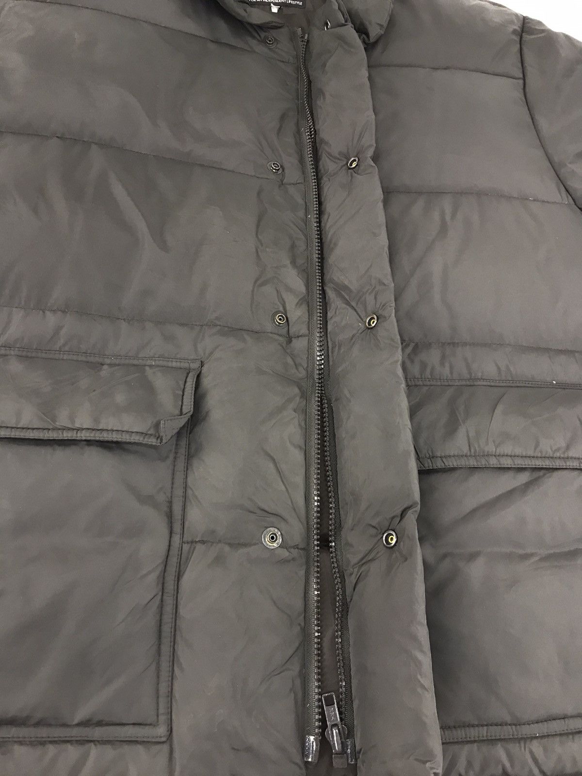 Lucky Brand × Vintage Lucky Strike Puffer Quilted Light Jacket Zipper Style Size US M / EU 48-50 / 2 - 3 Thumbnail