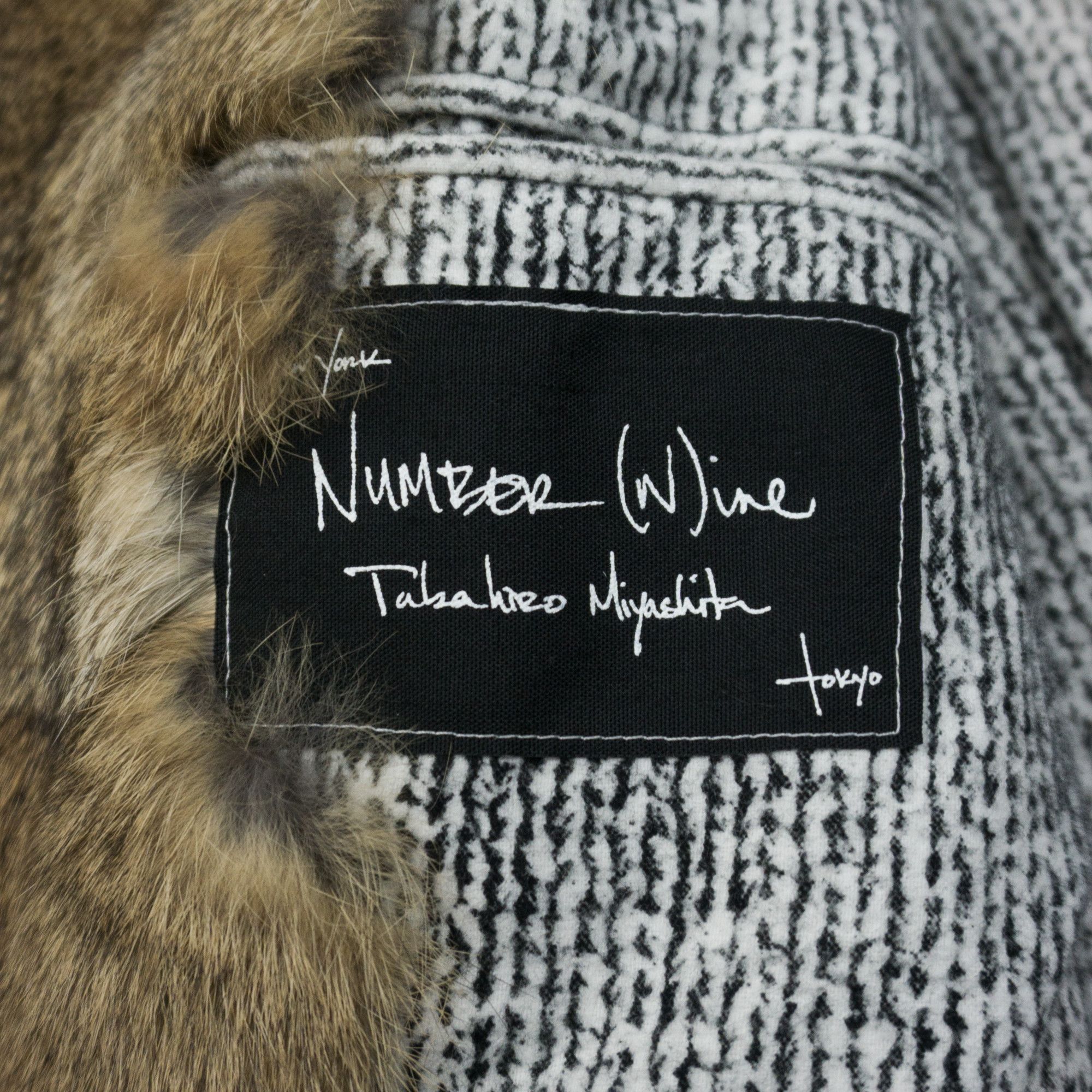 Number (N)ine Number (N)ine AW07 Rabbit Fur Coat Size US L / EU 52-54 / 3 - 4 Thumbnail