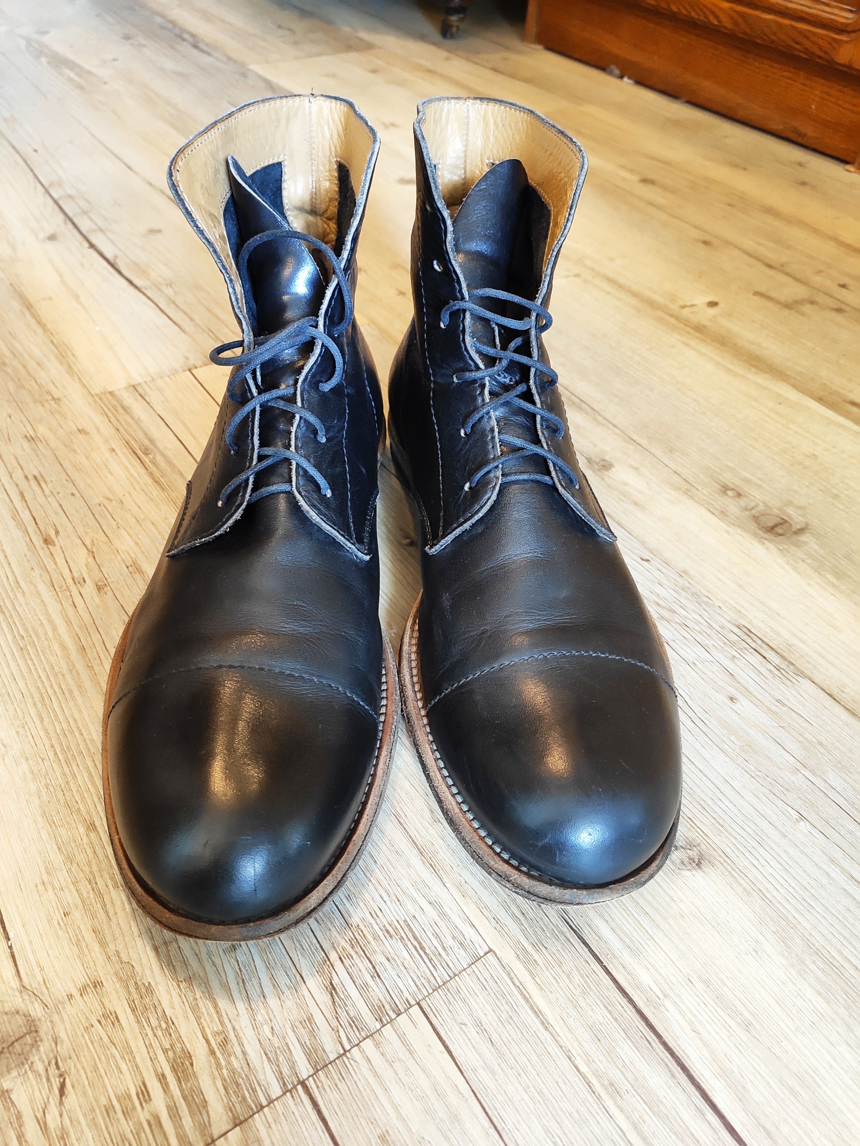 MoMA Black boots.Like GUIDI or Yohji Yamamoto boots Size US 10 / EU 43 - 3 Thumbnail