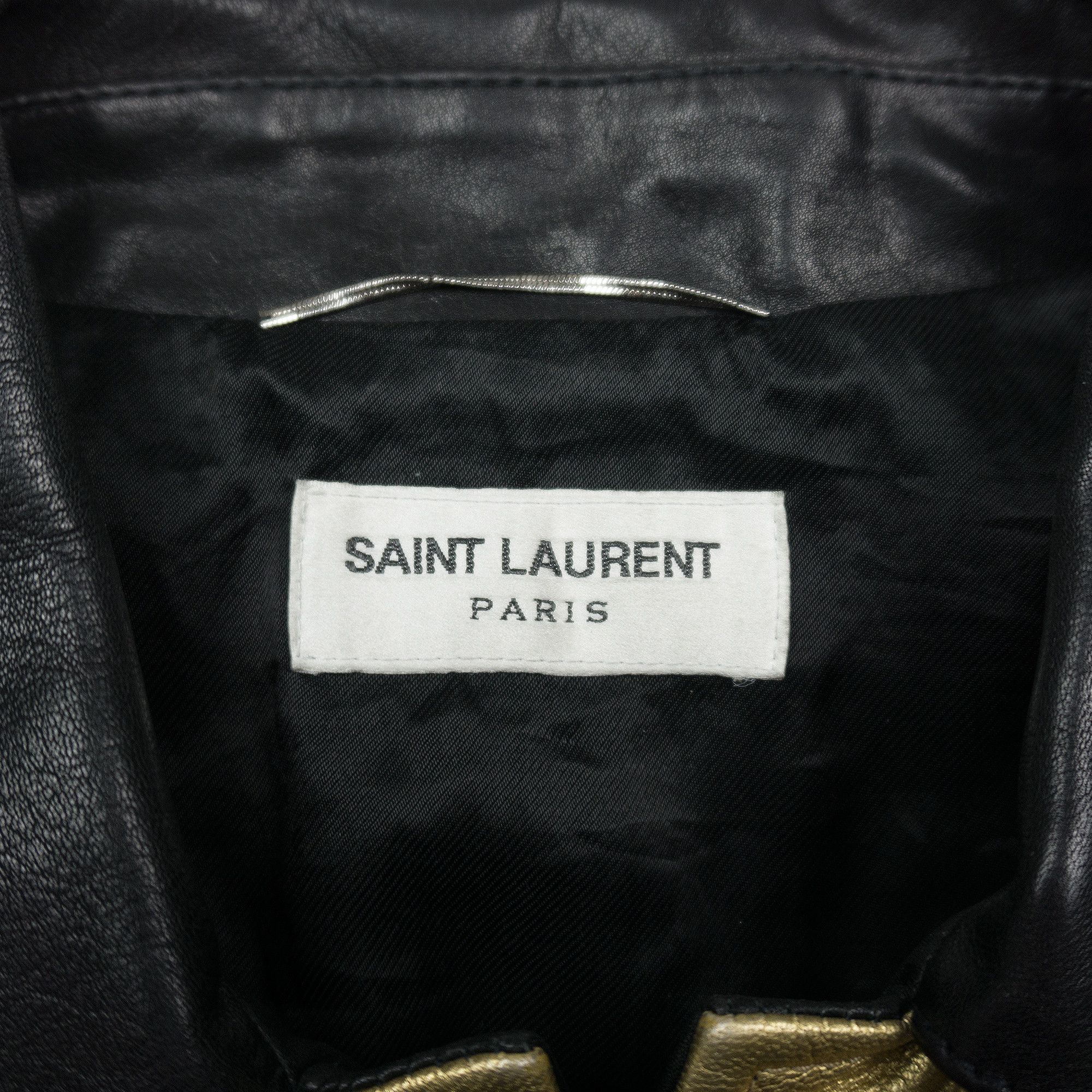 Hedi Slimane × Saint Laurent Paris SS15 "Psych Rock" Western Circus Leather Jacket Size US S / EU 44-46 / 1 - 7 Thumbnail