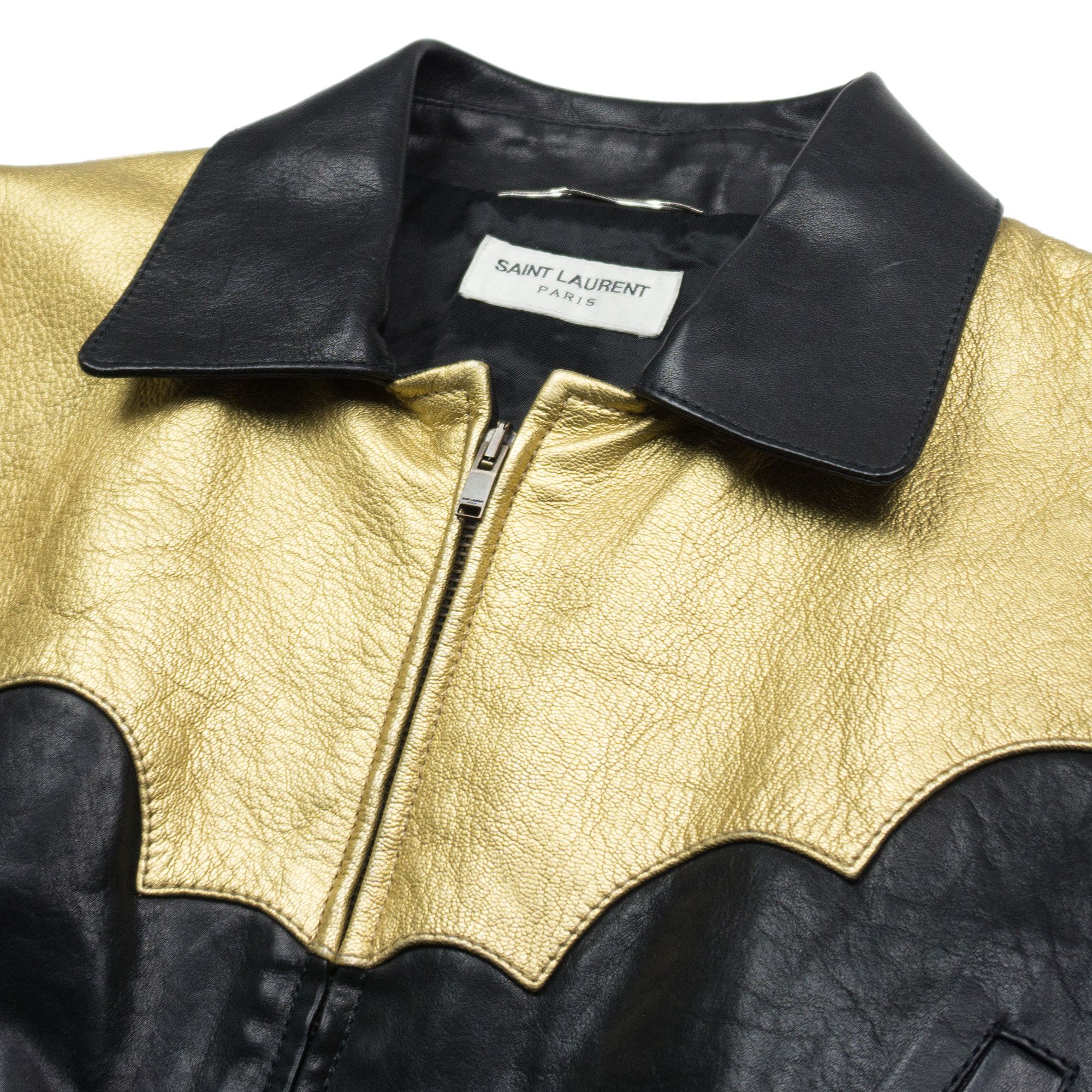 Hedi Slimane × Saint Laurent Paris SS15 "Psych Rock" Western Circus Leather Jacket Size US S / EU 44-46 / 1 - 8 Thumbnail