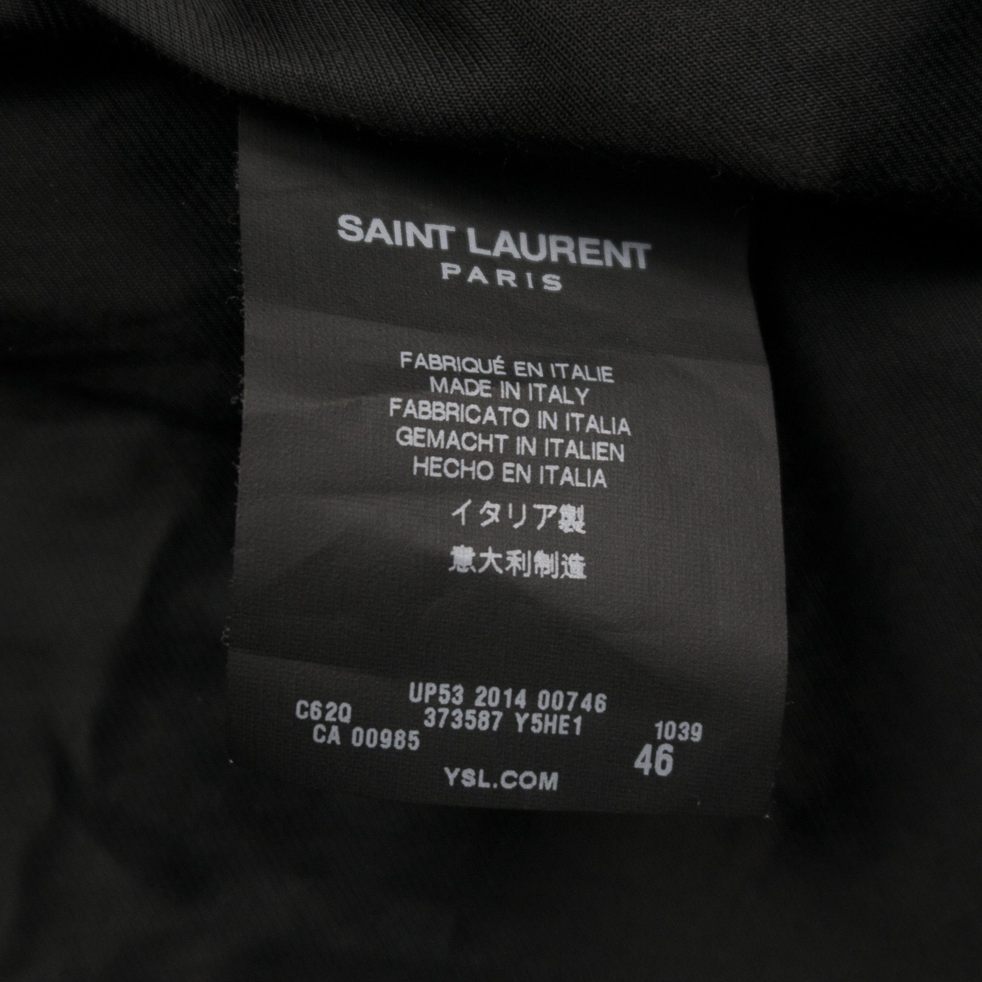Hedi Slimane × Saint Laurent Paris SS15 "Psych Rock" Western Circus Leather Jacket Size US S / EU 44-46 / 1 - 5 Thumbnail