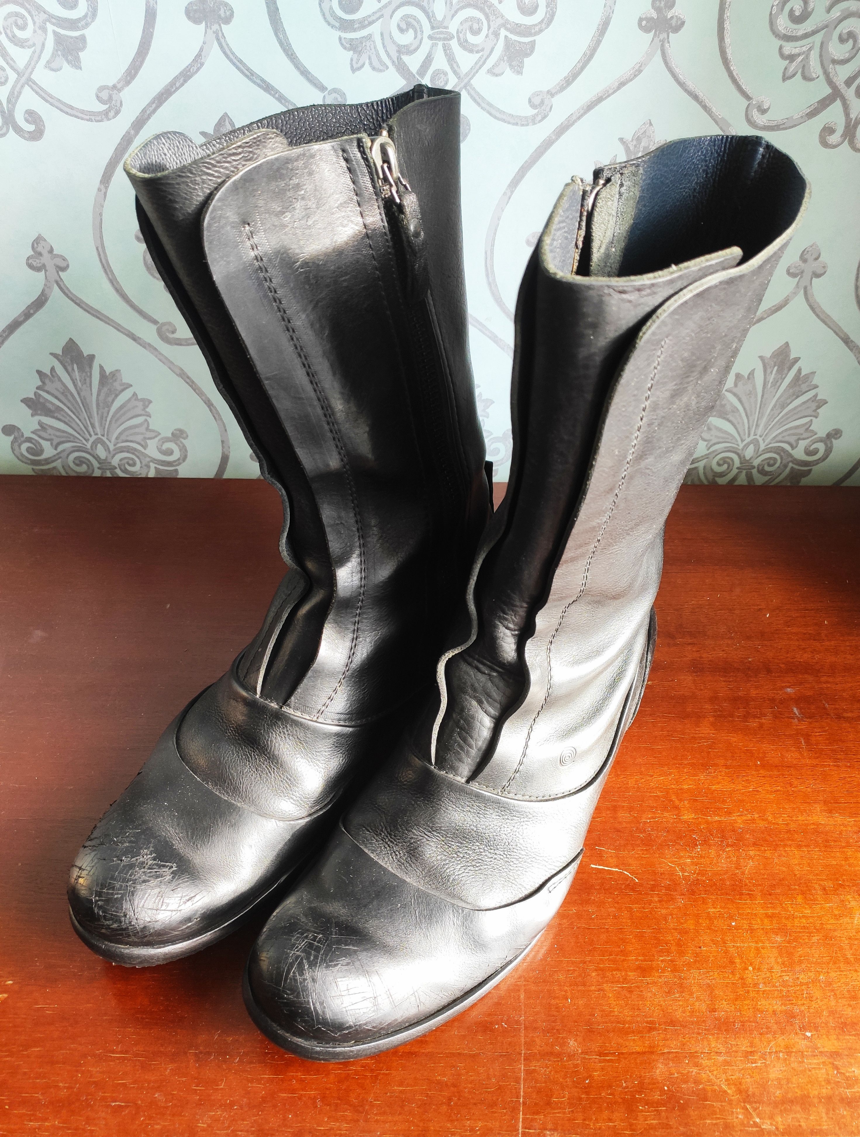 Marsell RARE! Distressed toe cap boots.Like GUIDI or A1923 Size US 10 / EU 43 - 3 Thumbnail