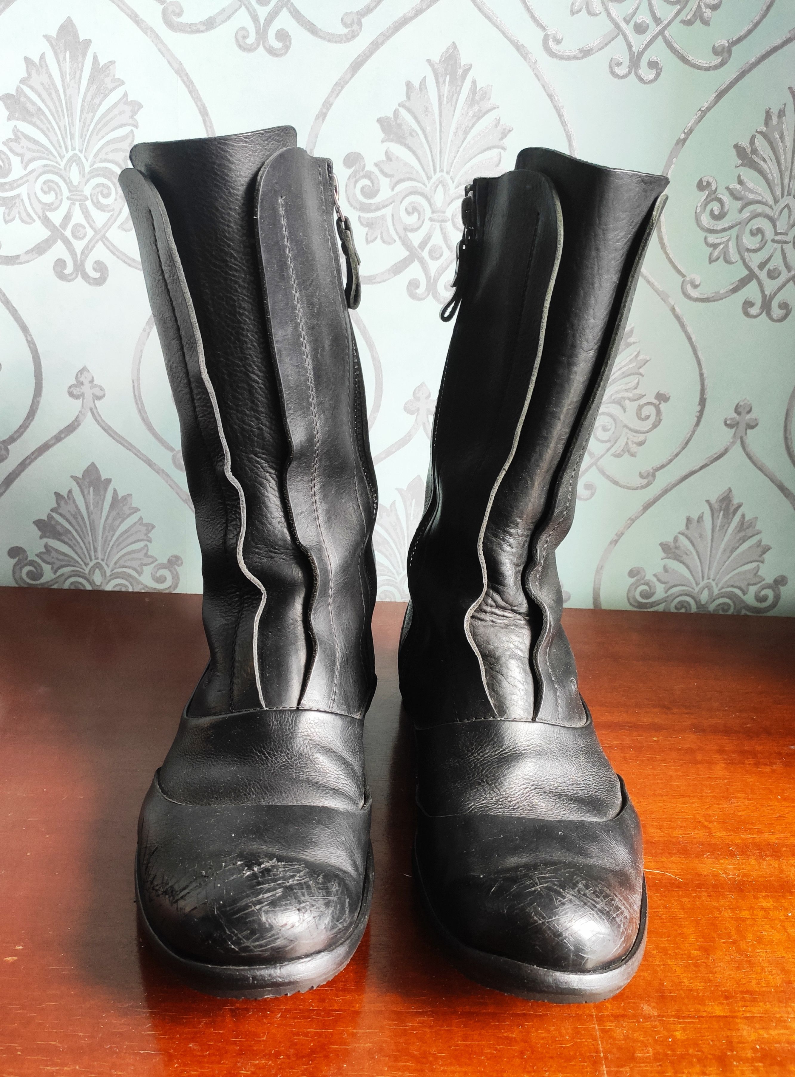 Marsell RARE! Distressed toe cap boots.Like GUIDI or A1923 Size US 10 / EU 43 - 4 Thumbnail