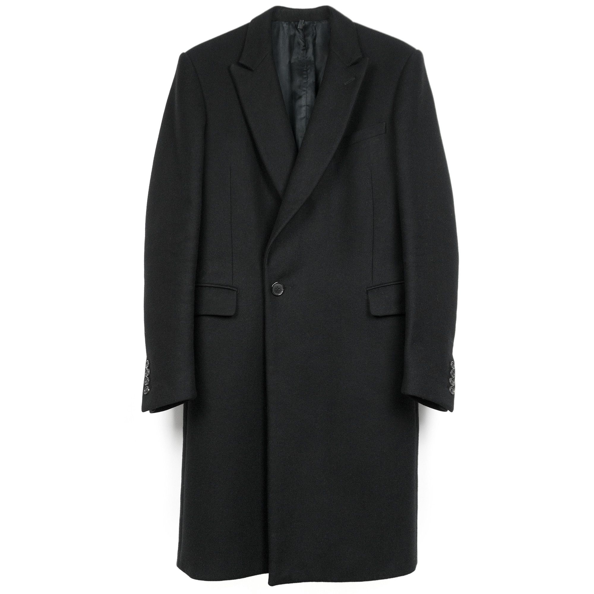 Dior × Hedi Slimane AW01 "Solitaire" 100% Cashmere Coat Size US M / EU 48-50 / 2 - 1 Thumbnail