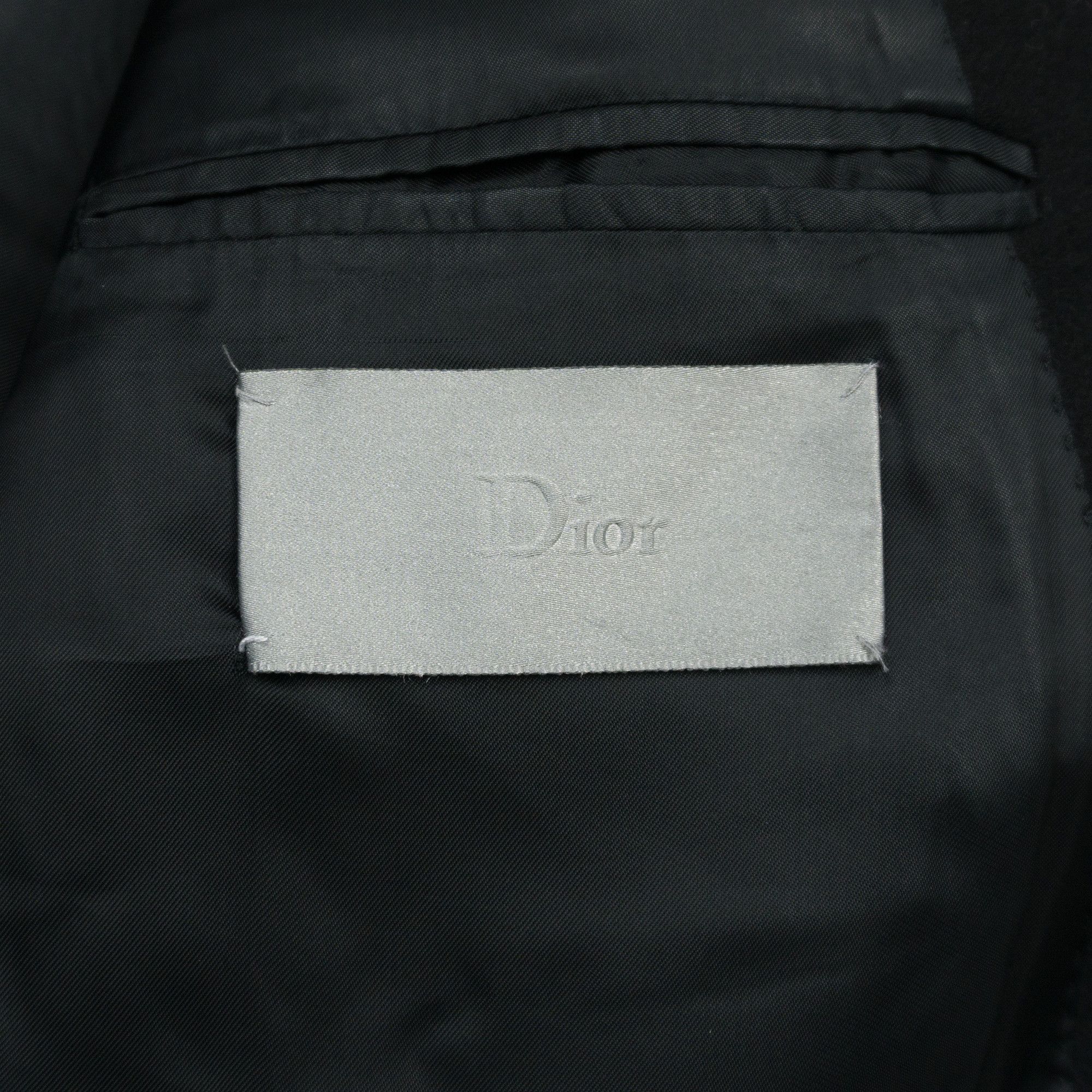 Dior × Hedi Slimane AW01 "Solitaire" 100% Cashmere Coat Size US M / EU 48-50 / 2 - 5 Thumbnail
