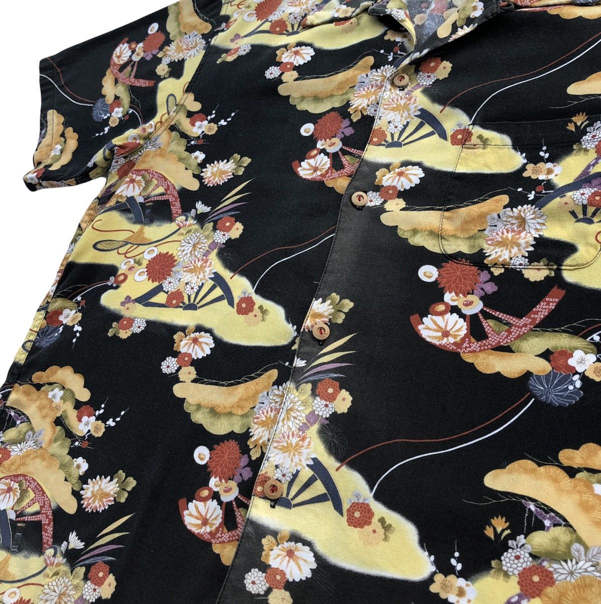 Eternal Hawaiian cotton shirt Japanese motif by Eternal Japan Size US L / EU 52-54 / 3 - 15 Thumbnail