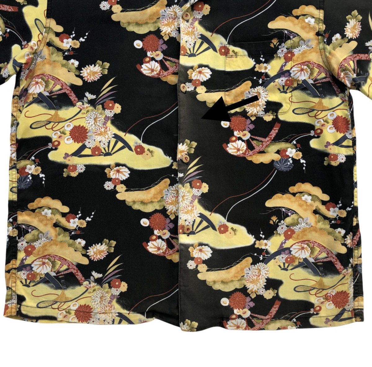 Eternal Hawaiian cotton shirt Japanese motif by Eternal Japan Size US L / EU 52-54 / 3 - 9 Thumbnail