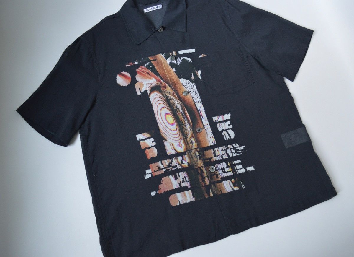 Our Legacy ‘Peace Pioneer’ Print Box Shirt Size US M / EU 48-50 / 2 - 4 Thumbnail