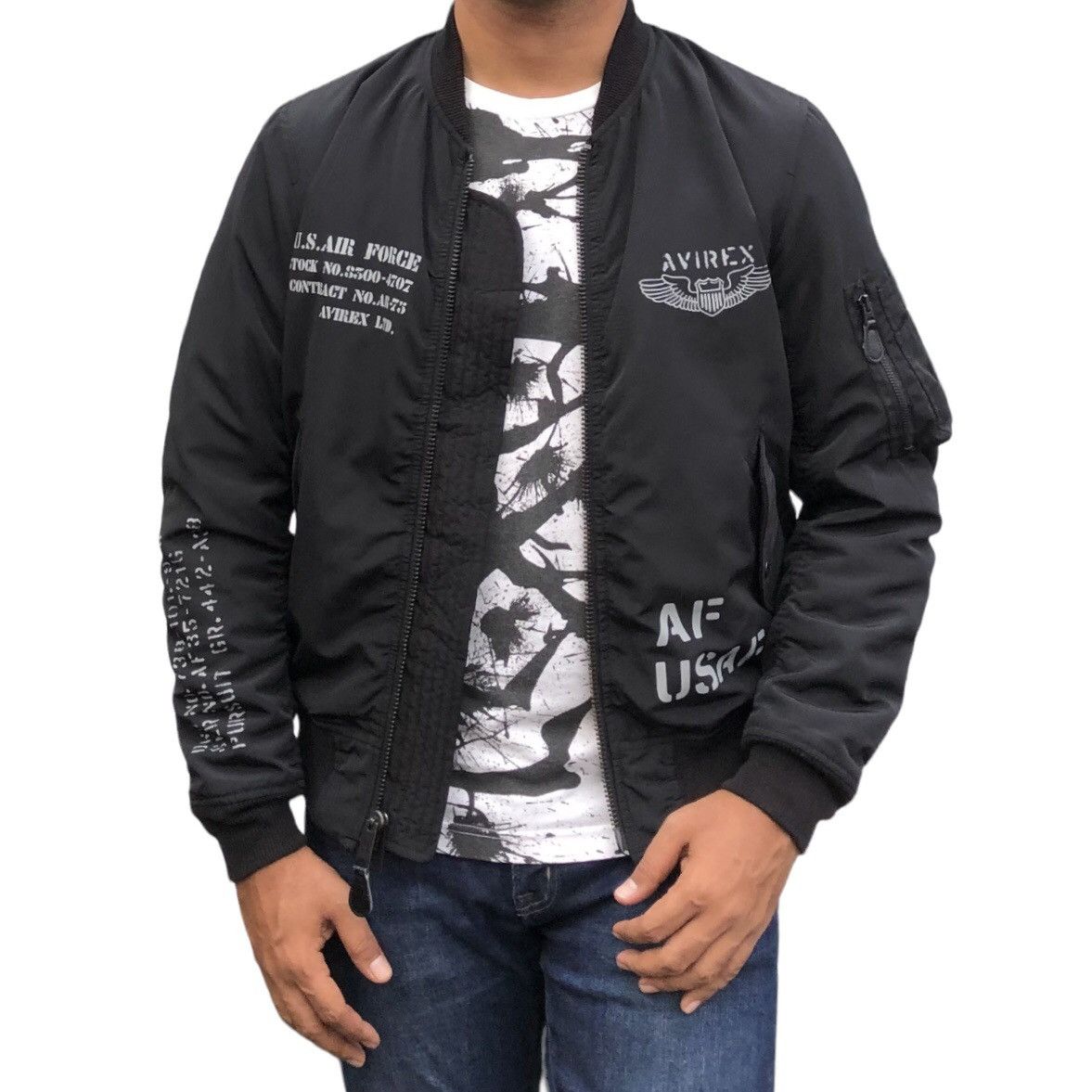 Avirex Avirex U.S.Air Force USAF Ma-1 Flight Bomber Jacket Size US M / EU 48-50 / 2 - 9 Thumbnail