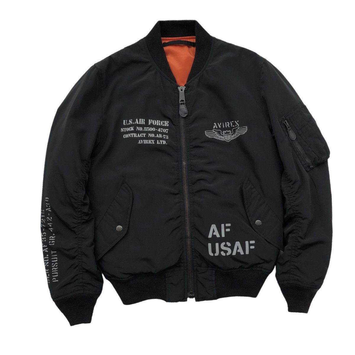 Avirex Avirex U.S.Air Force USAF Ma-1 Flight Bomber Jacket Size US M / EU 48-50 / 2 - 2 Thumbnail